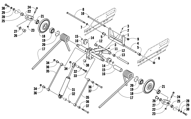 REAR SUSPENSION REAR ARM ASSEMBLY