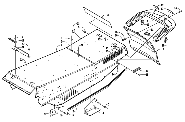 TUNNEL AND REAR BUMPER