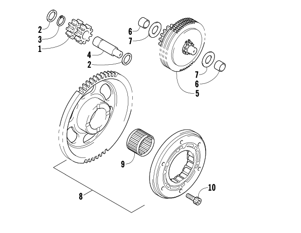 STARTER CLUTCH ASSEMBLY