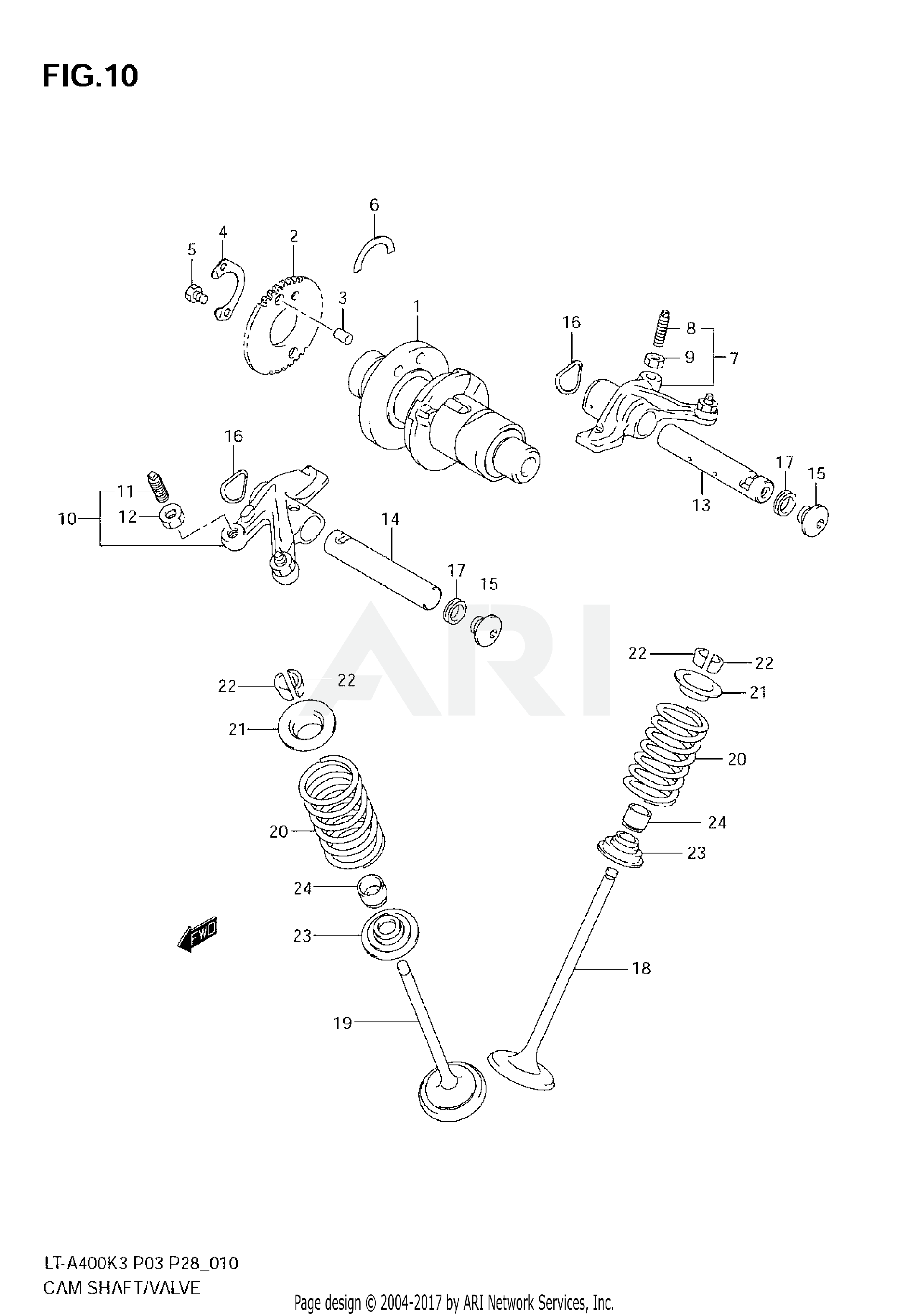 CAMSHAFT - VALVE