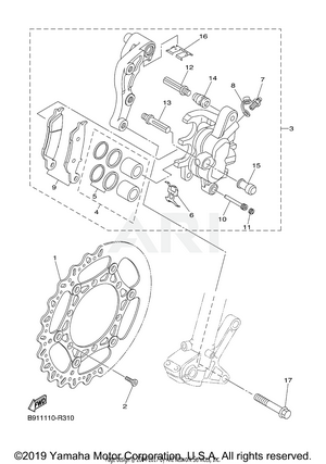 FRONT BRAKE CALIPER