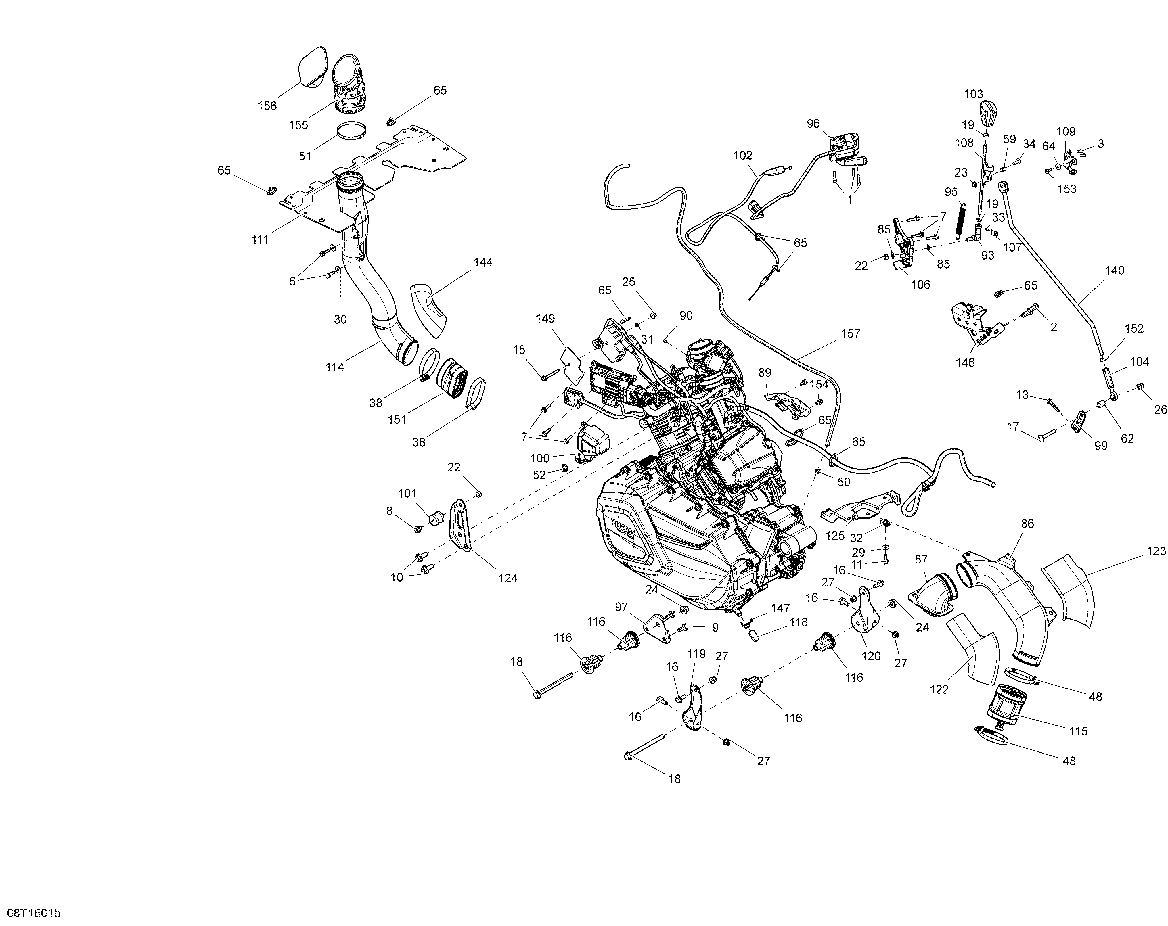 Engine and Engine Support - 570 EFI