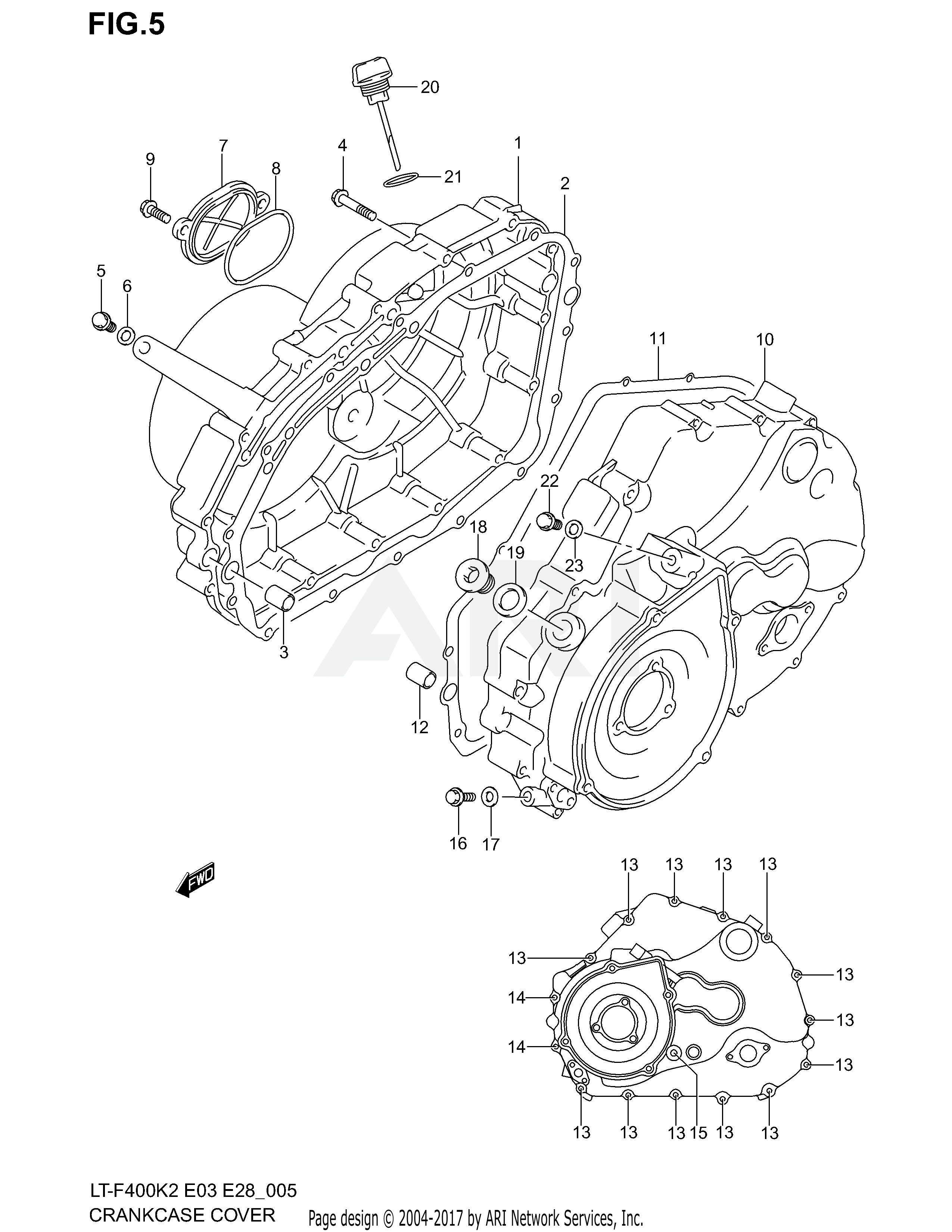 CRANKCASE COVER