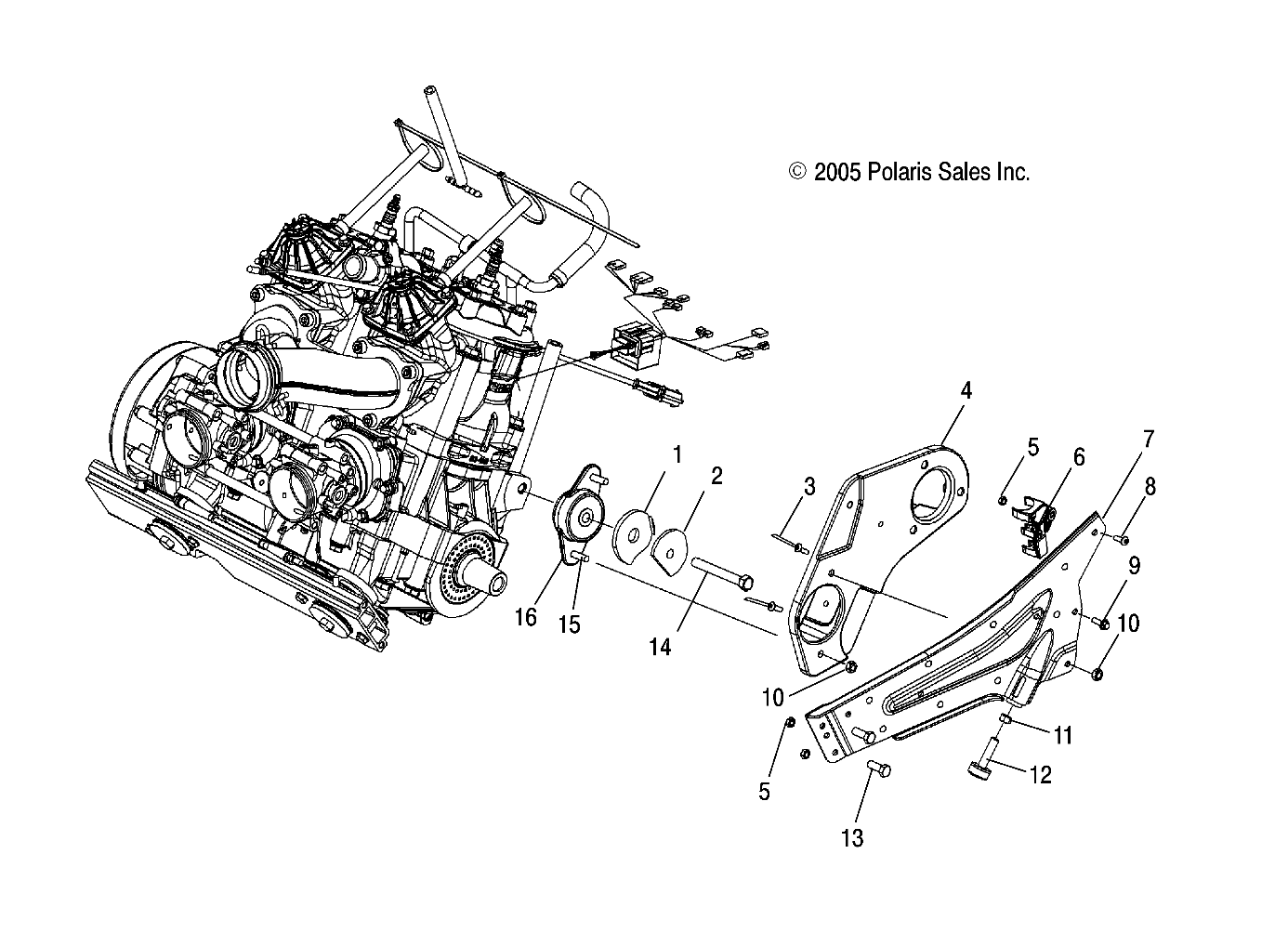 ENGINE MOUNTING LH - S06PT7HS (4997539753C12)