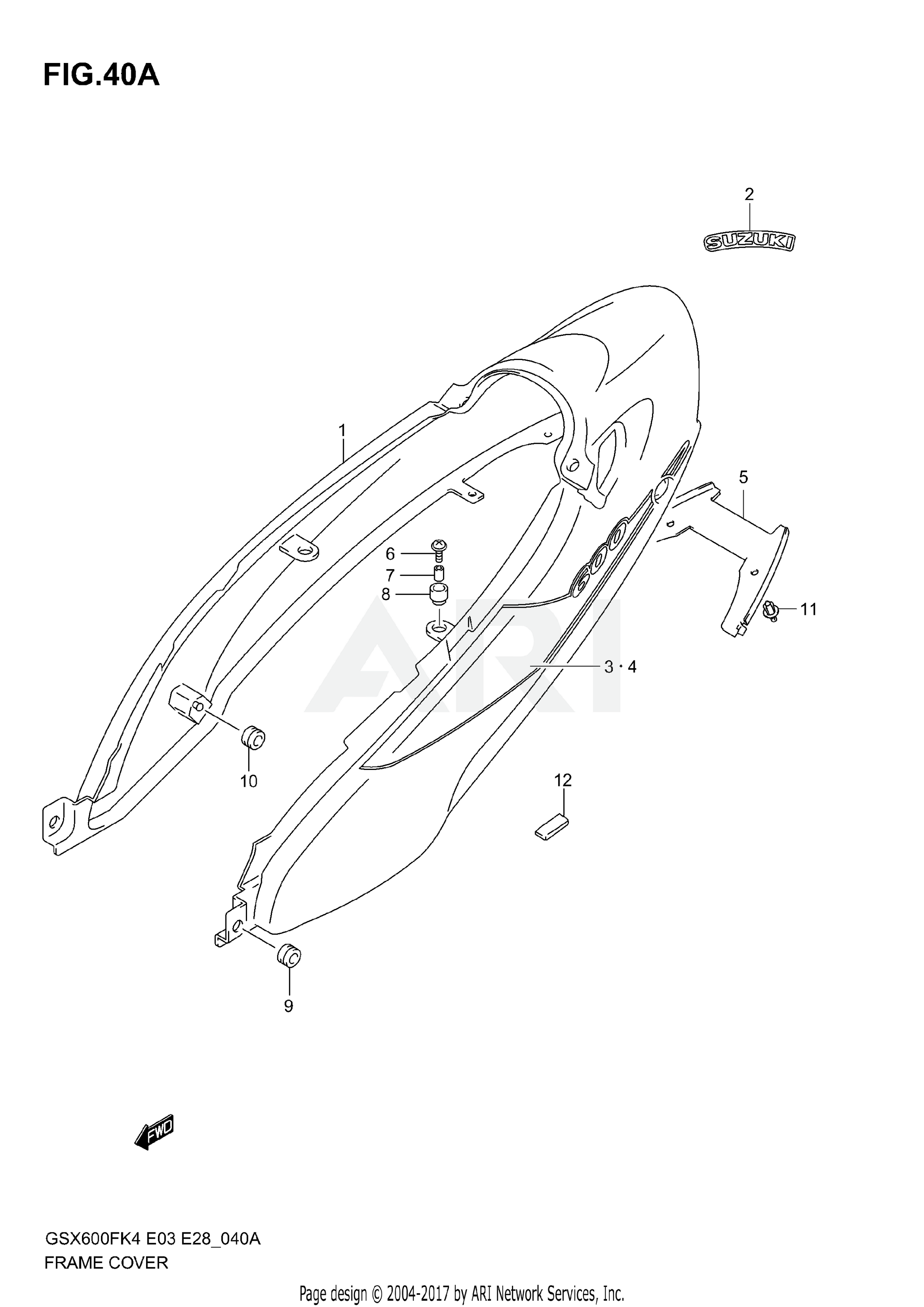 FRAME COVER (MODEL K5)