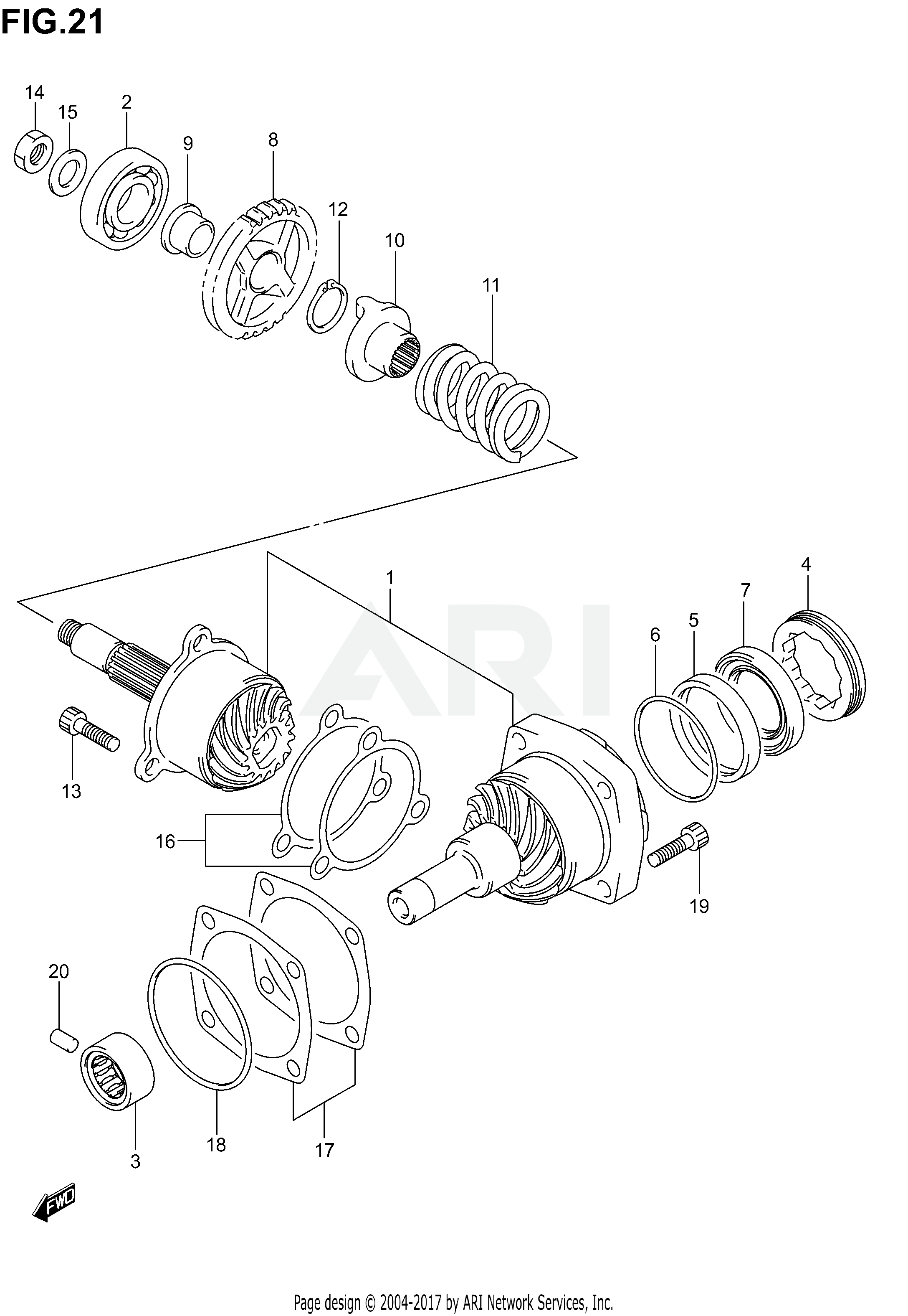 SECONDARY DRIVE GEAR