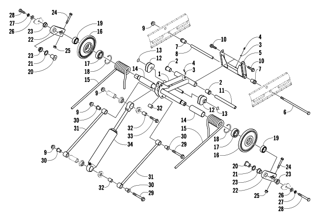 REAR SUSPENSION REAR ARM ASSEMBLY