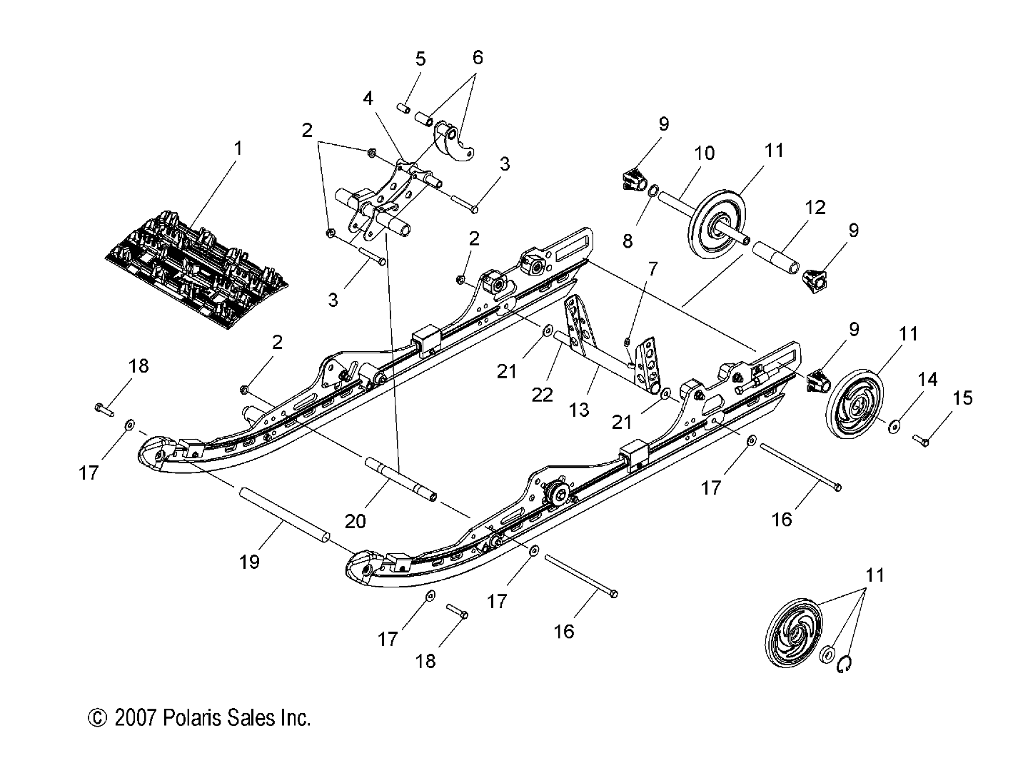 SUSPENSION, REAR - S09PP7FS/FE (49SNOWSUSPRR08IQTRBO)