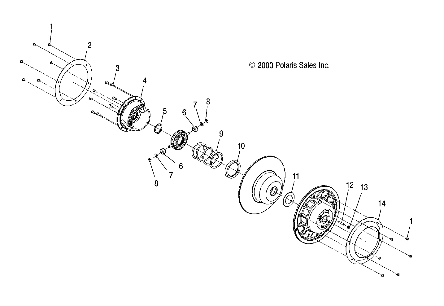 DRIVEN CLUTCH - S04NZ8CS/CSA/CE (4988798879C01)