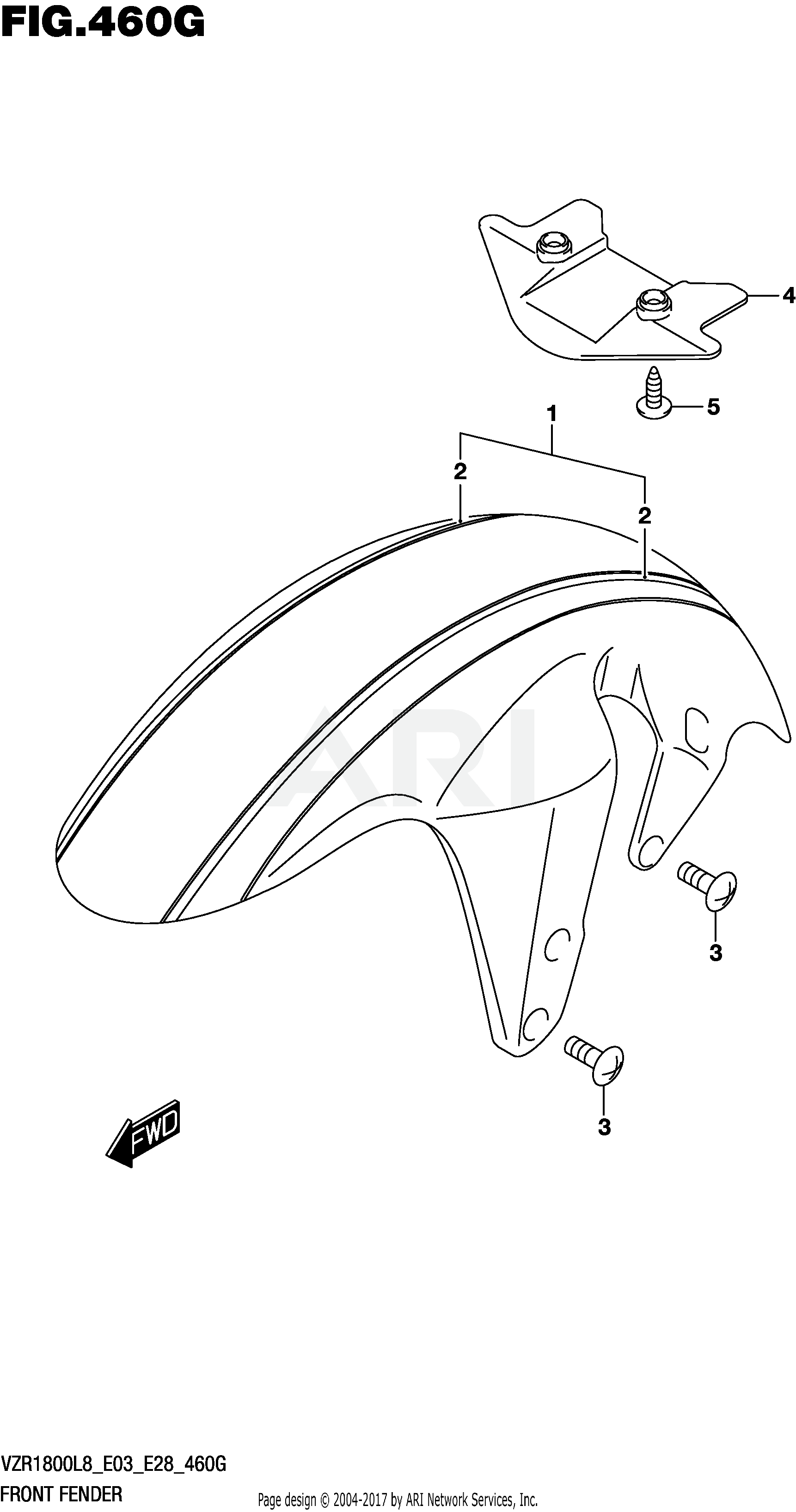 FRONT FENDER (VZR1800BZL8 E33) (JRU)