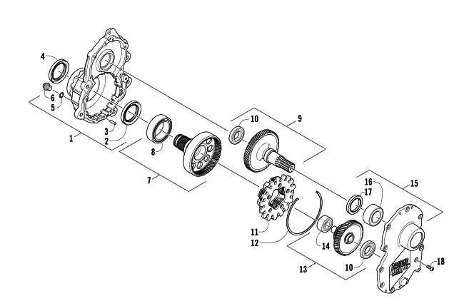 GEARCASE ASSEMBLY