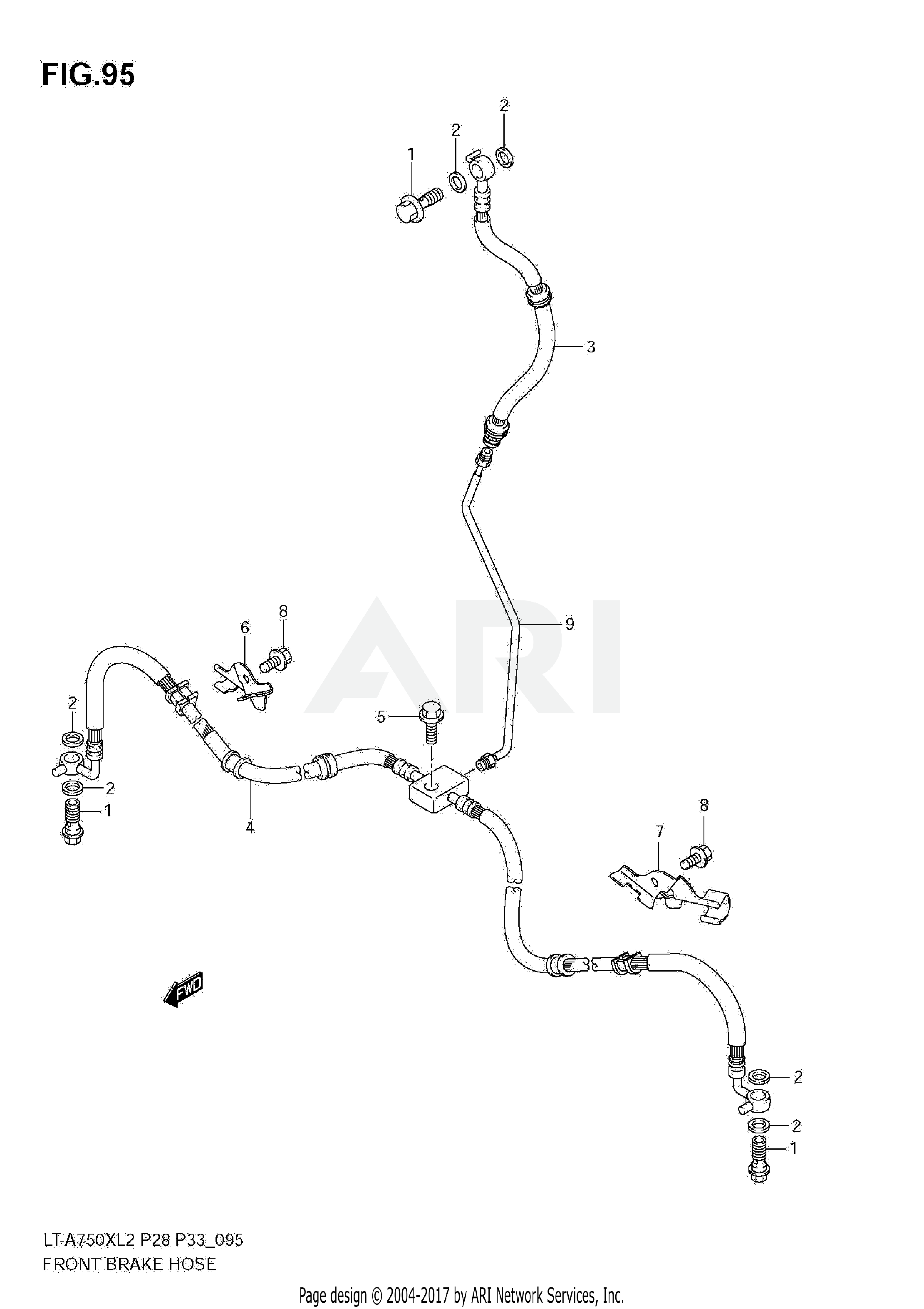 FRONT BRAKE HOSE