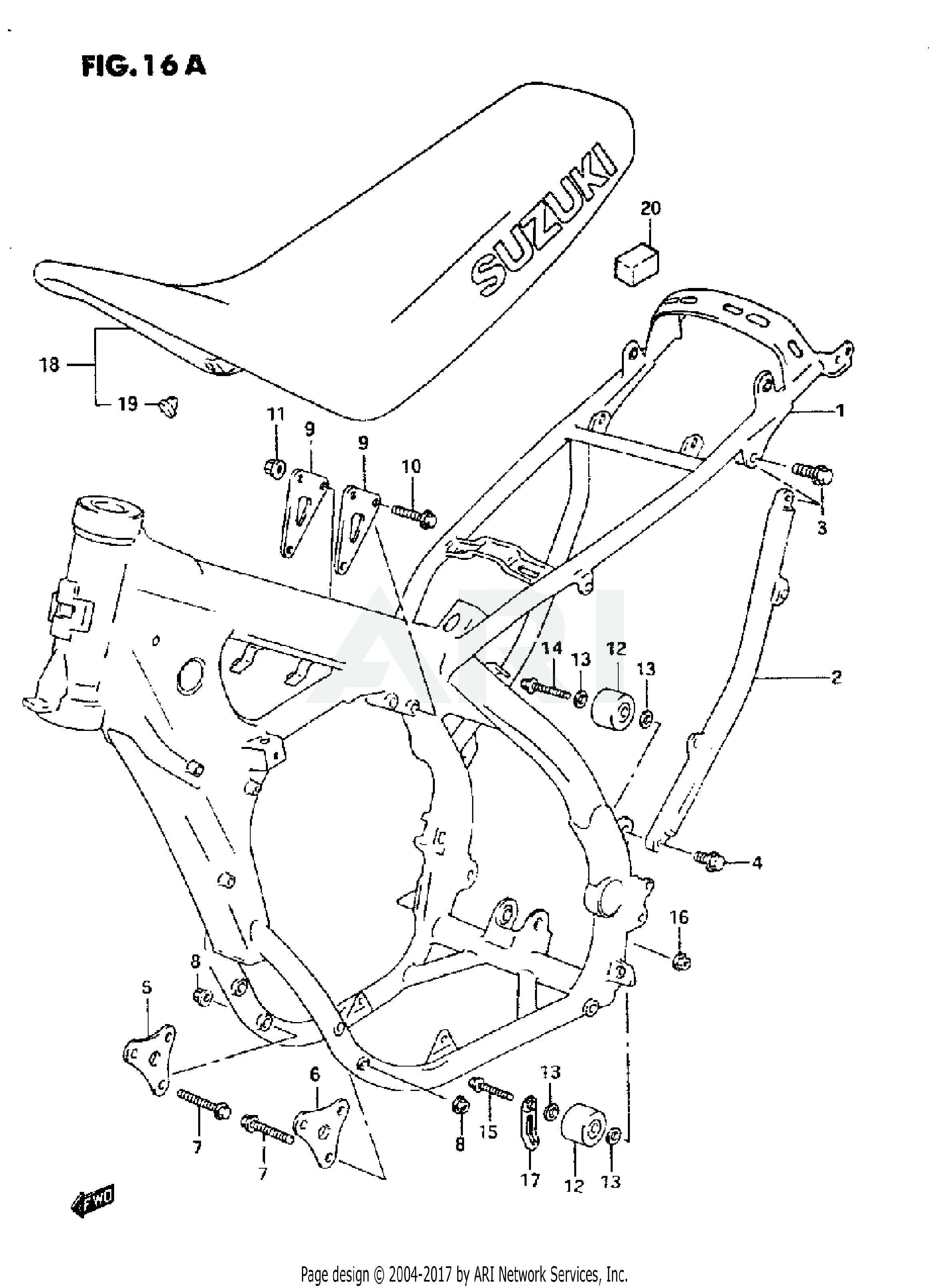 FRAME - SEAT (MODEL R/S)