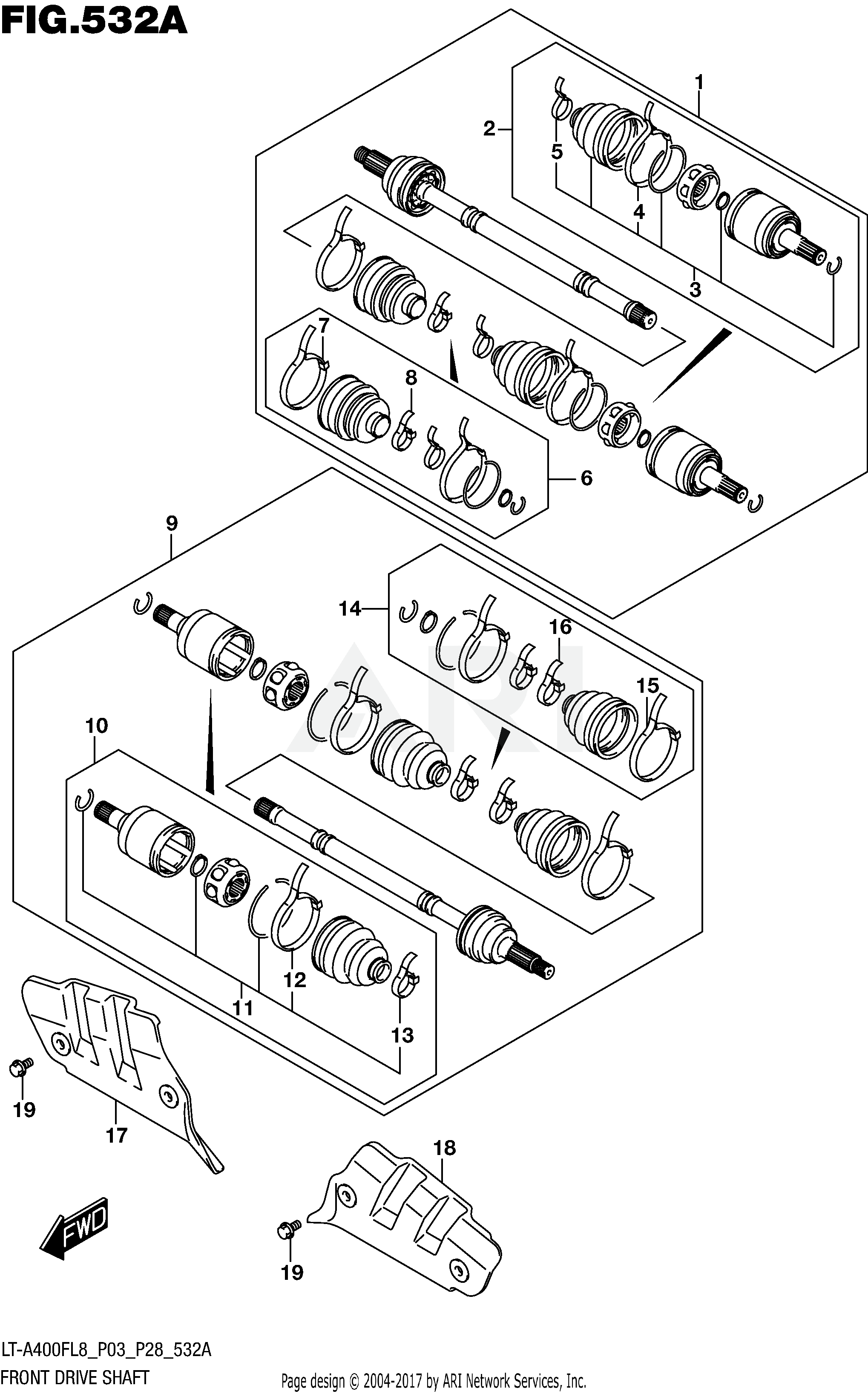 FRONT DRIVE SHAFT