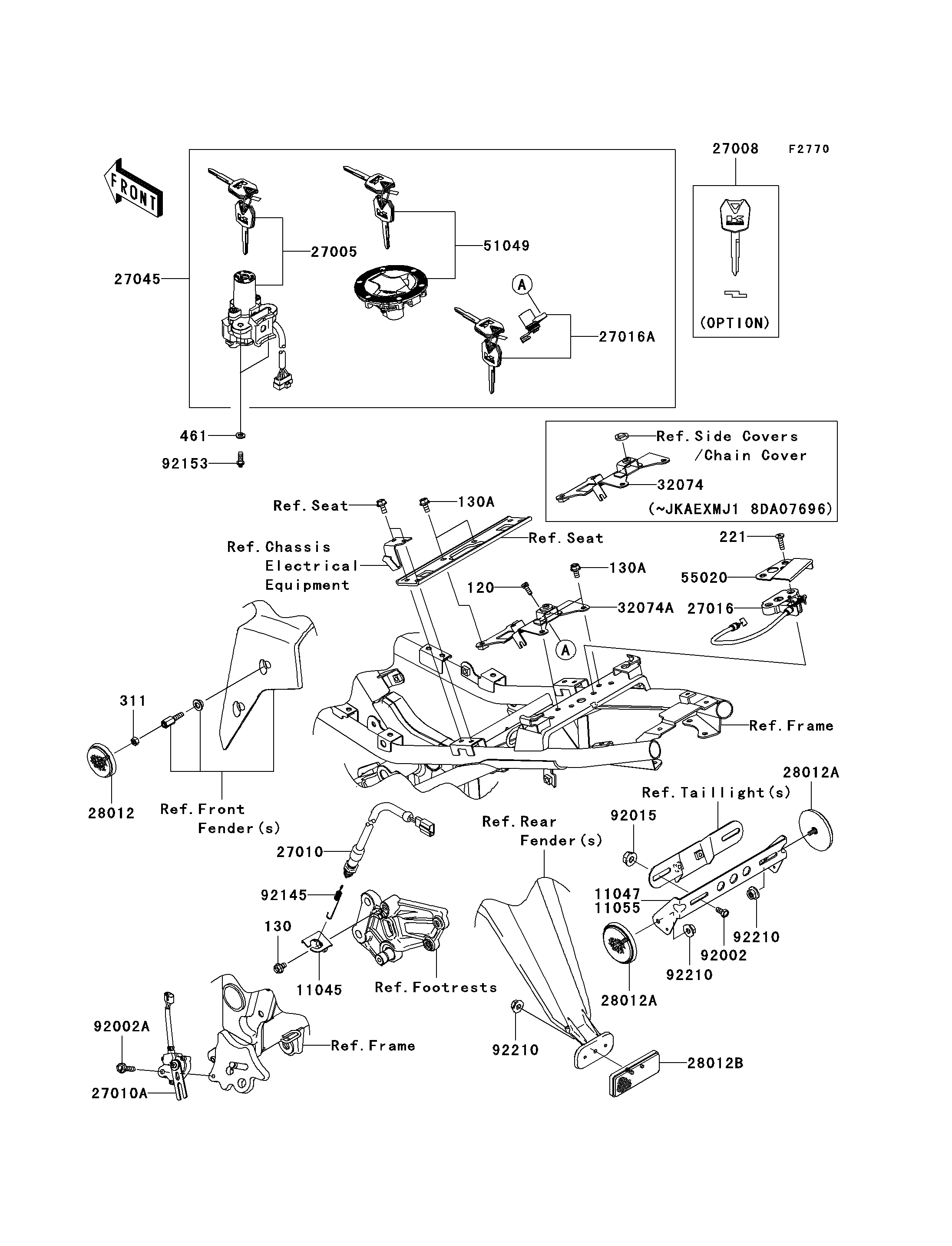 Ignition Switch/Locks/Reflectors