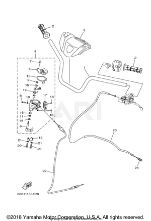 STEERING HANDLE CABLE