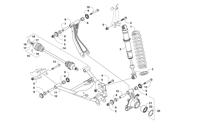 REAR SUSPENSION ASSEMBLY