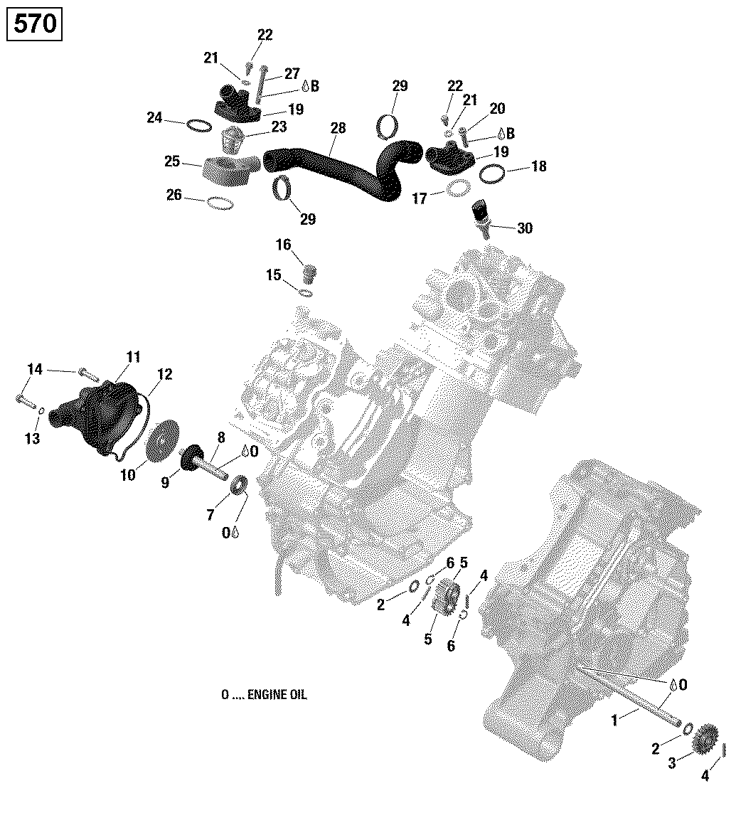 Engine Cooling - 570 EFI