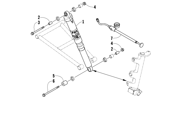 FRONT SUSPENSION SHOCK ABSORBER ASSEMBLY