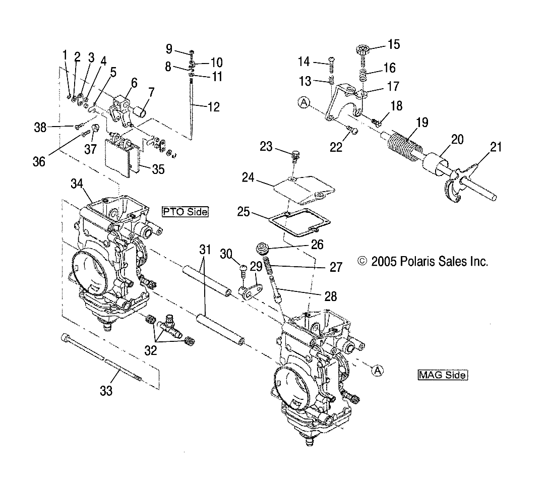 CARBURETOR, ASM. (3131560) - S06ND4BS (4999399939C13)