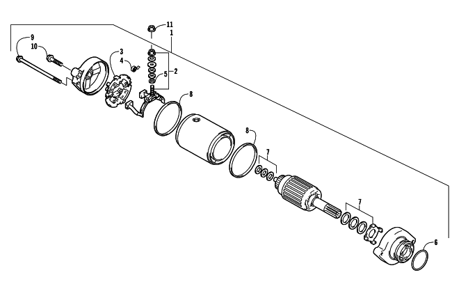 STARTER MOTOR ASSEMBLY