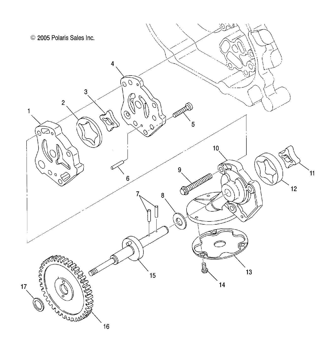 ENGINE, OIL PUMP - A07CL50AA (4999201649920164D12)