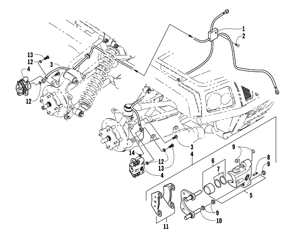 HYDRAULIC BRAKE ASSEMBLY