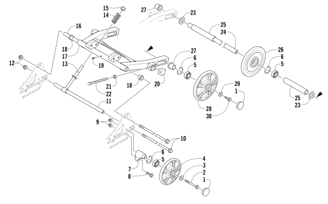 ARTICULATING SKID FRAME ASSEMBLY