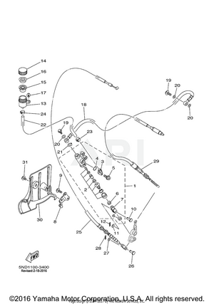 REAR MASTER CYLINDER