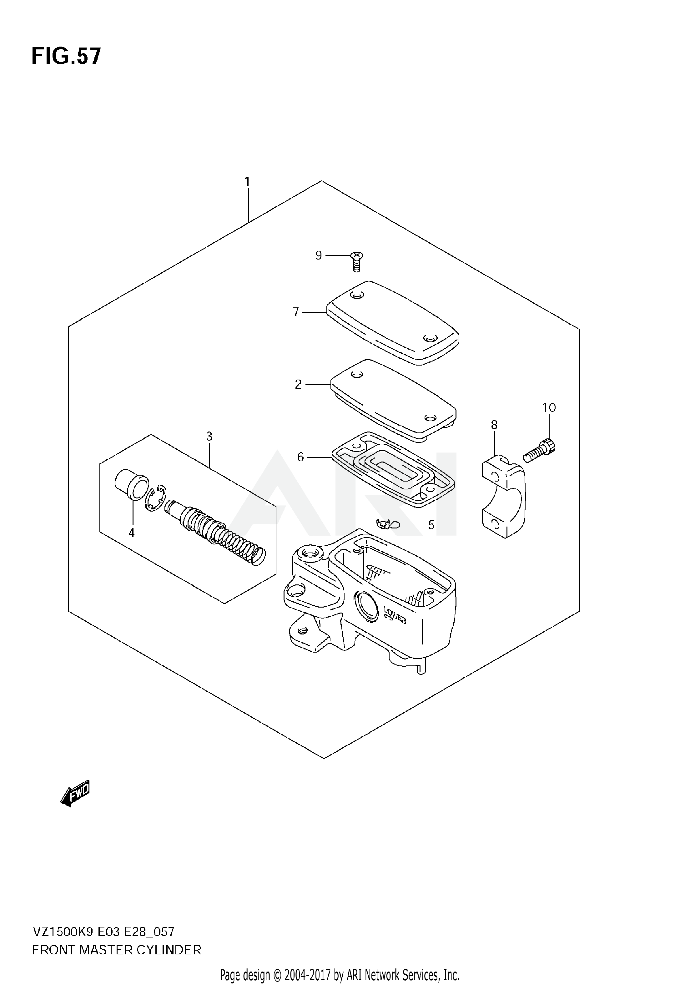 FRONT MASTER CYLINDER