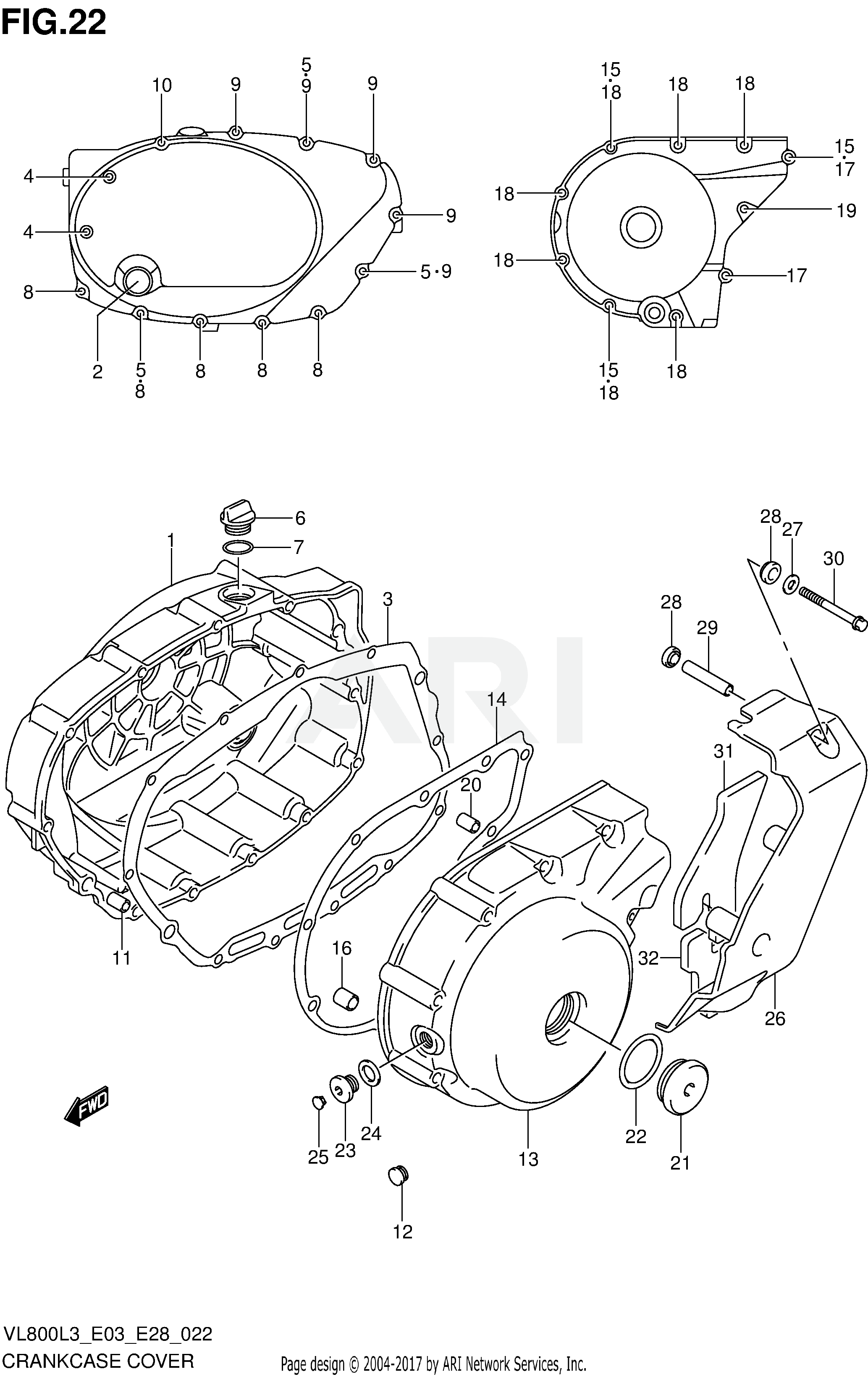 CRANKCASE COVER