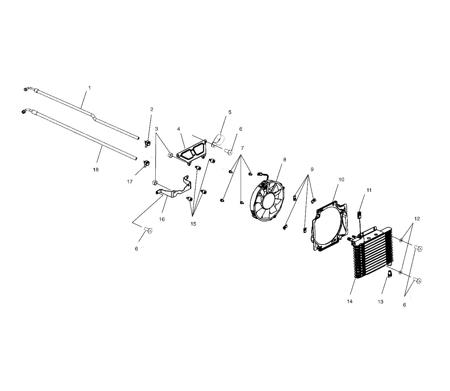 OIL COOLING - A01CD32AA (4964026402A009)