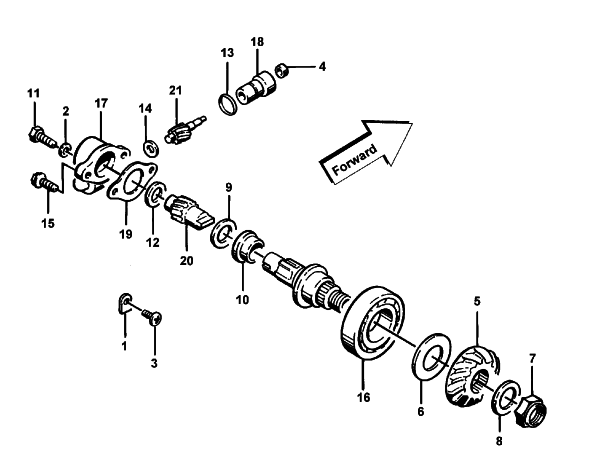 SPEEDOMETER DRIVE ASSEMBLY