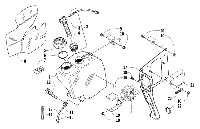 OIL TANK ASSEMBLY