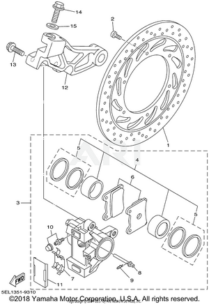 REAR BRAKE CALIPER