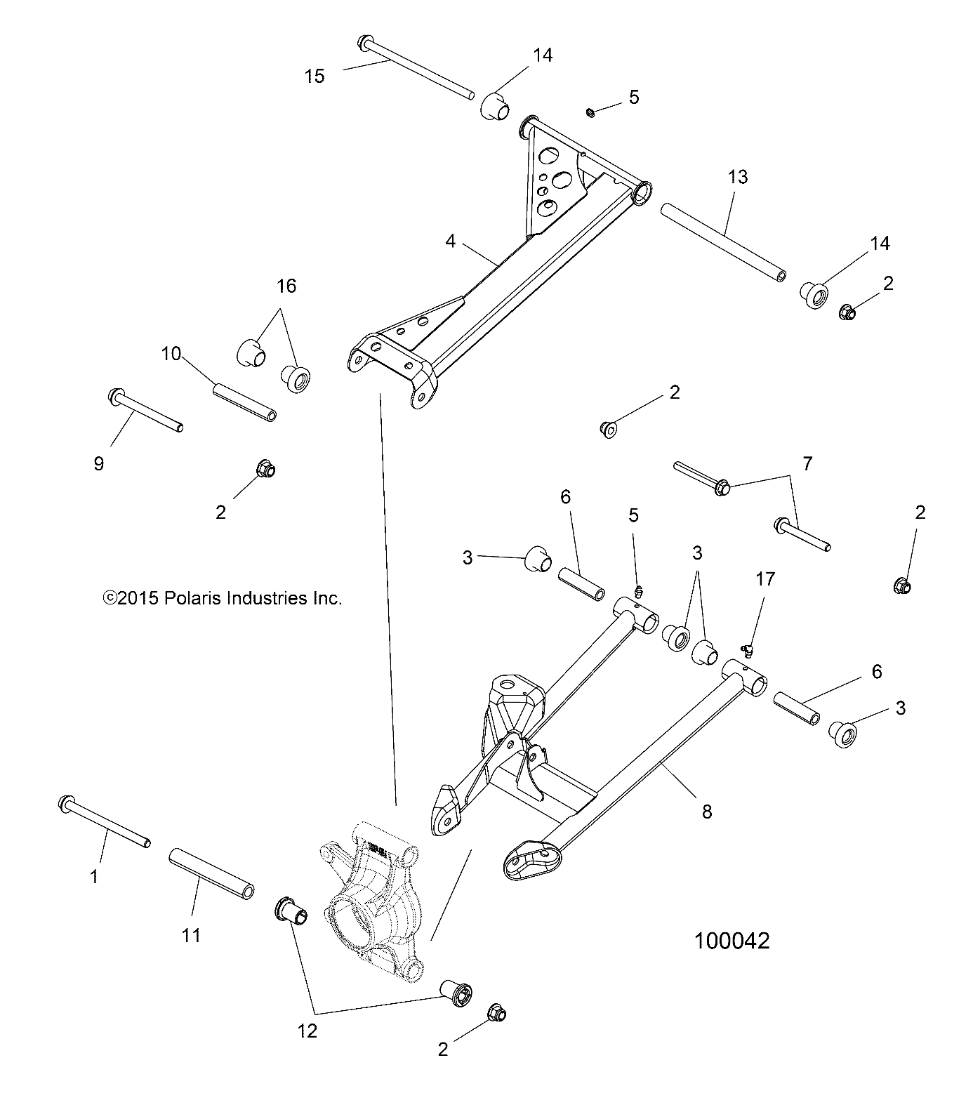 SUSPENSION, REAR - A15SVE95FW (100042)