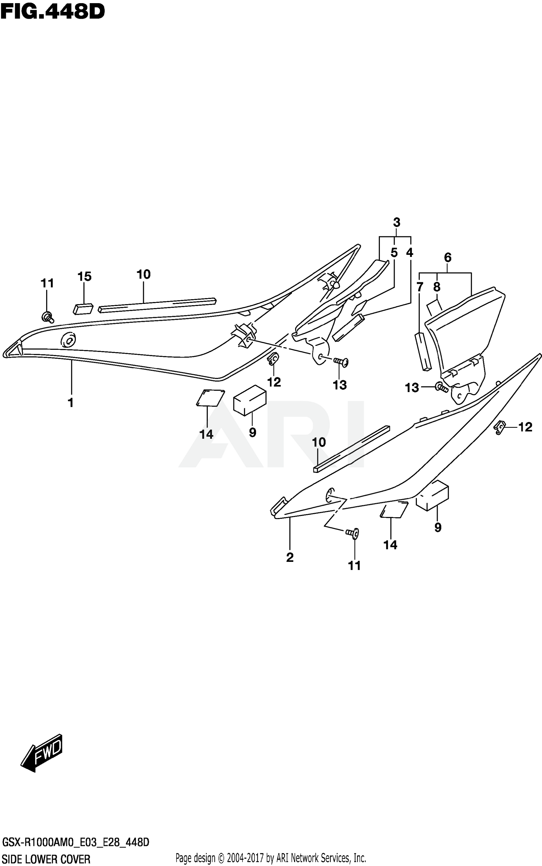 SIDE LOWER COVER (GSX-R1000RZA)