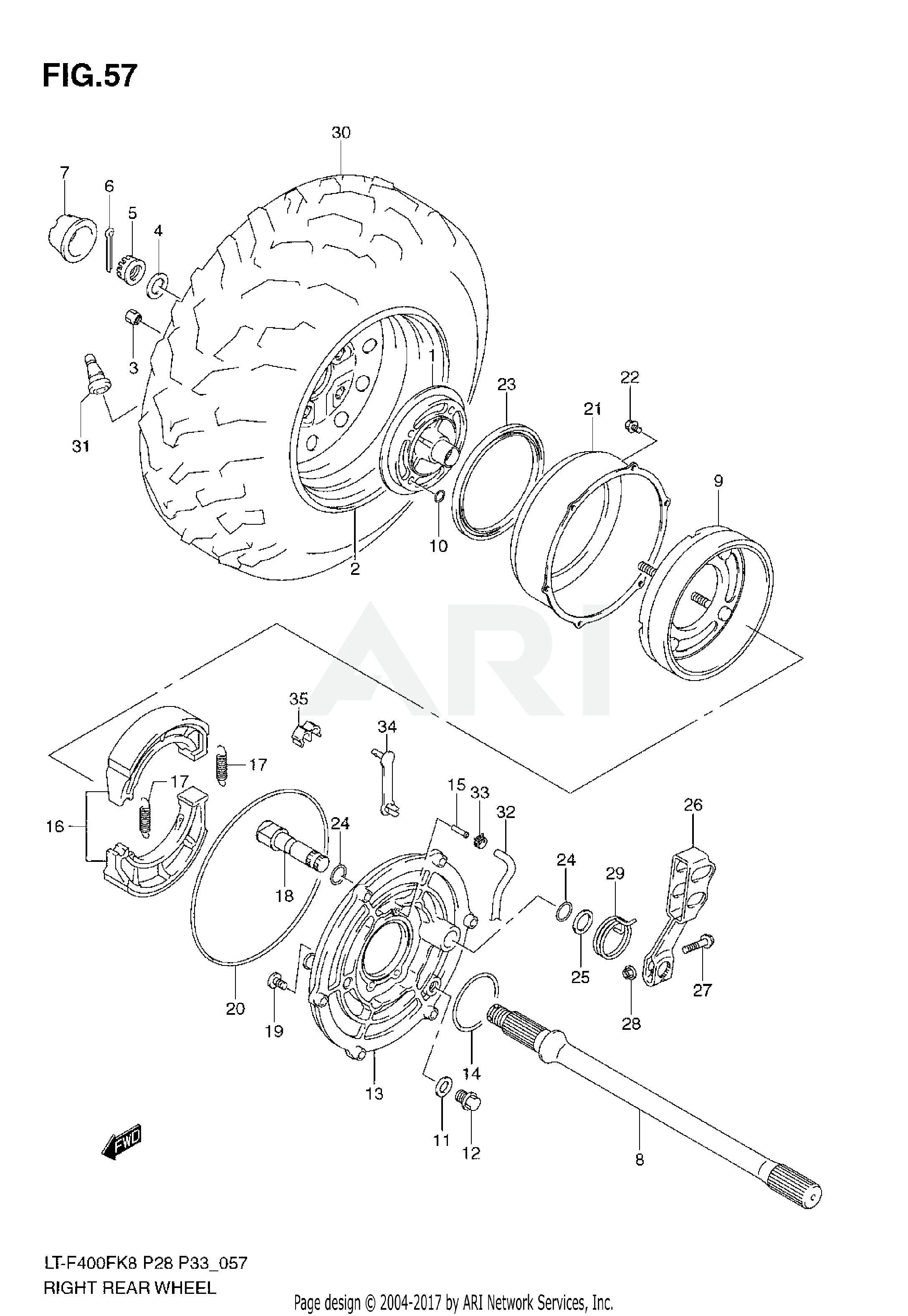 RIGHT REAR WHEEL