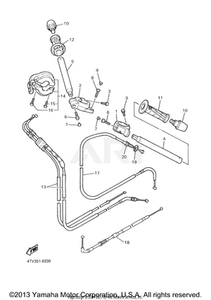 STEERING HANDLE CABLE