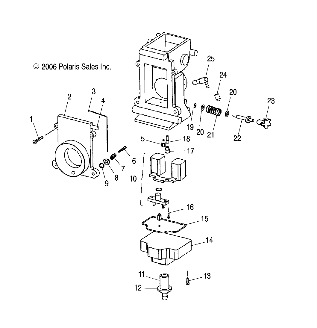 ENGINE, CARBURETOR, LOWER - S07NP5CS/CE (49SNOWCARBLOWER500XCSP)