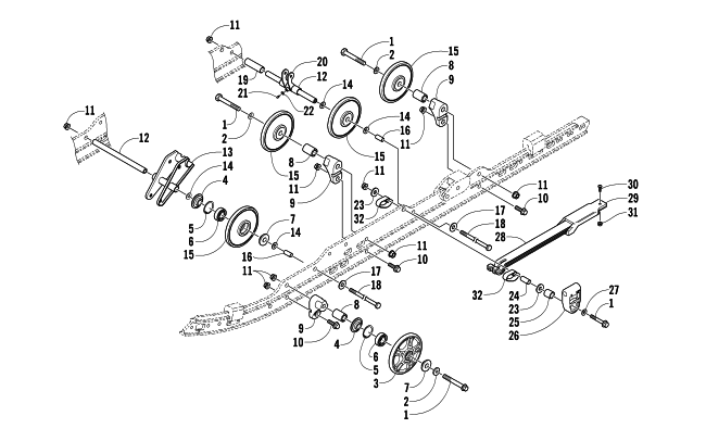 IDLER WHEEL ASSEMBLY