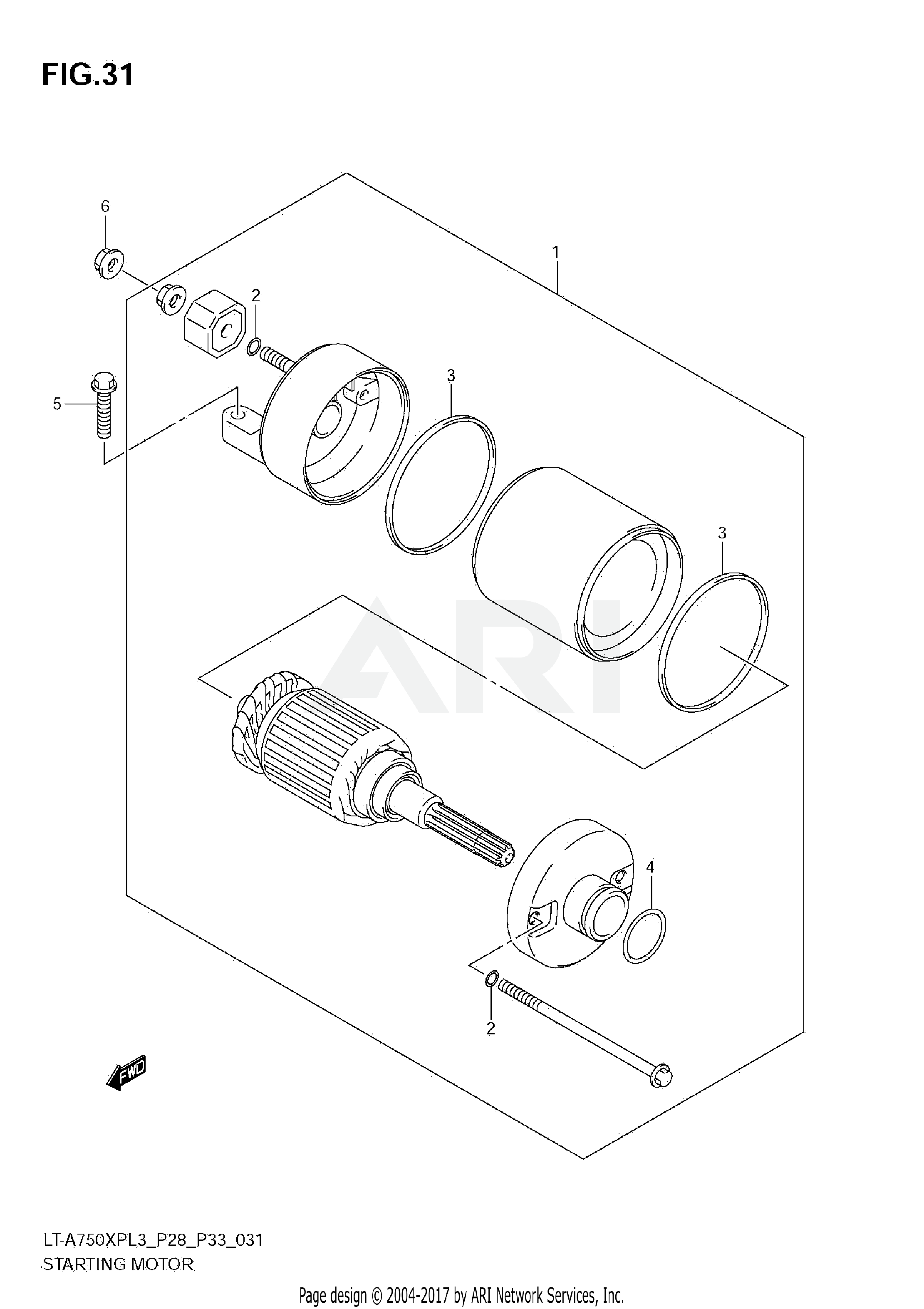 STARTING MOTOR