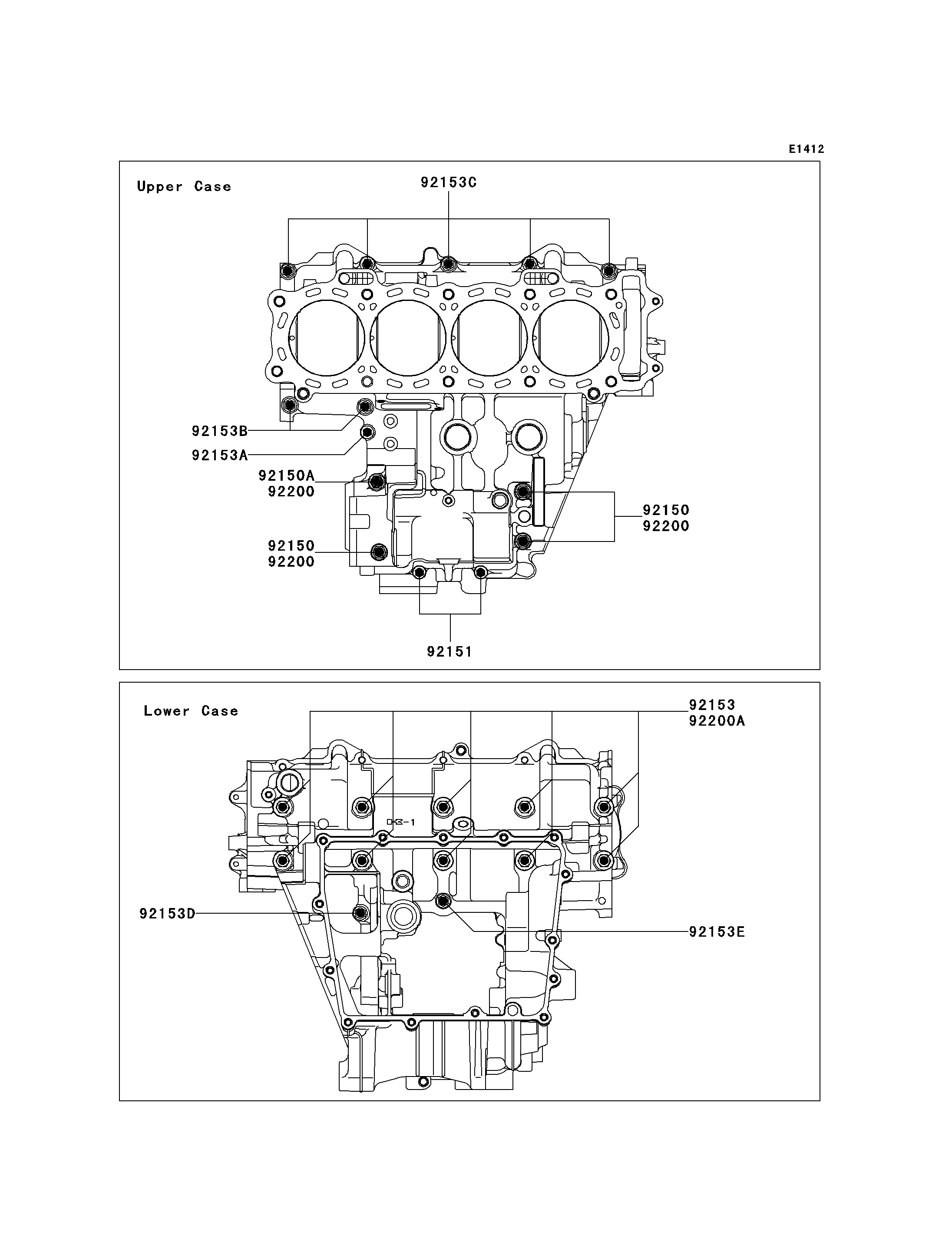 Crankcase Bolt Pattern