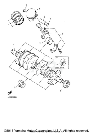 CRANKSHAFT PISTON