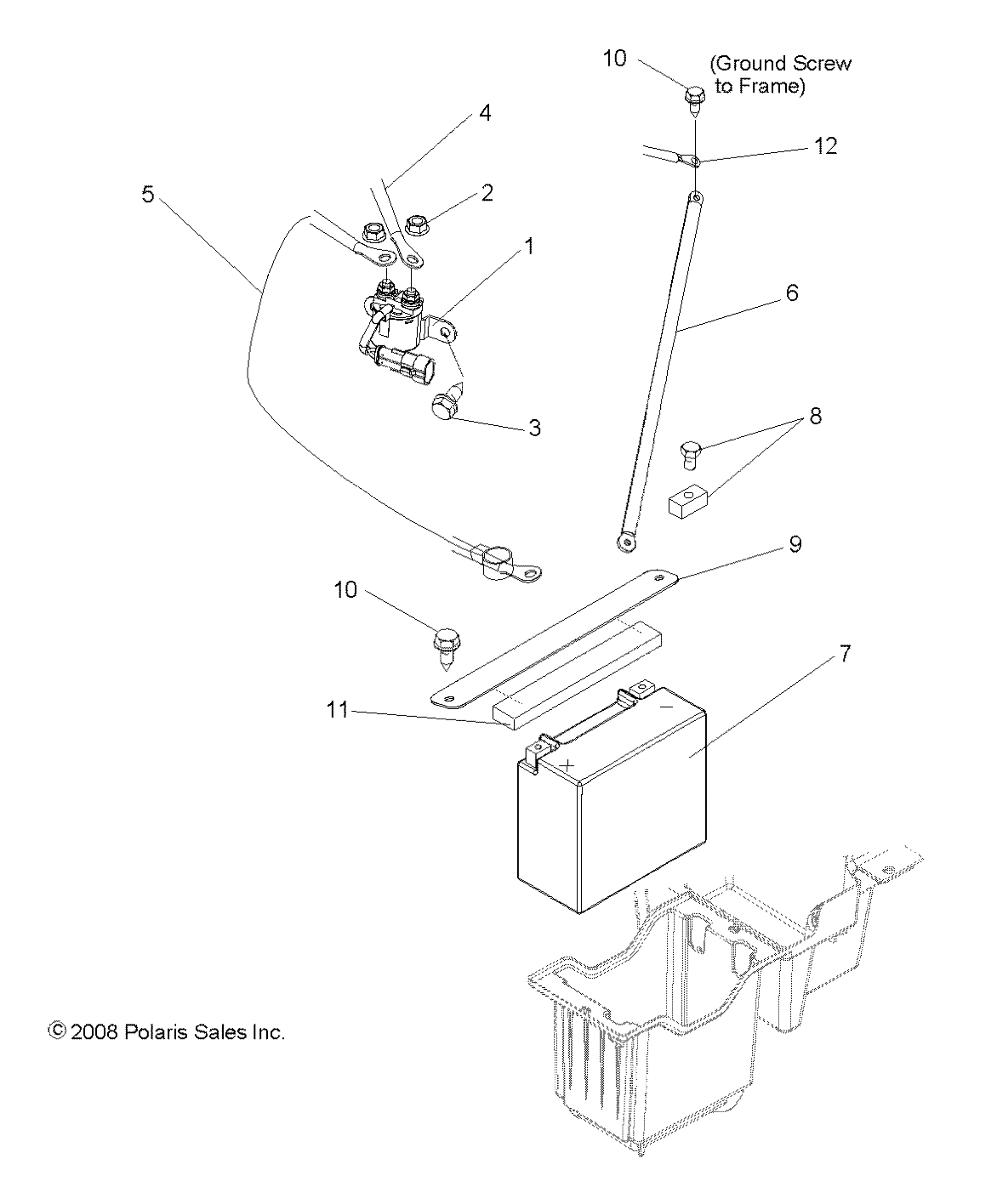 ELECTRICAL, BATTERY - R10VH76FX (49RGRBATTERY09RZR)