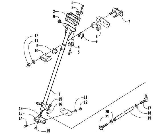 STEERING POST ASSEMBLY