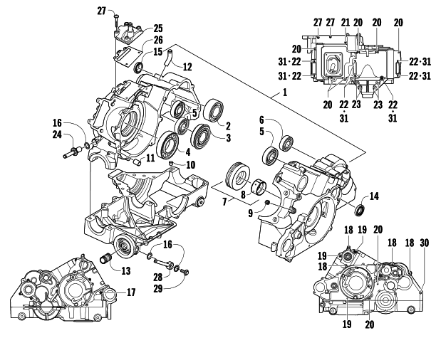 CRANKCASE ASSEMBLY