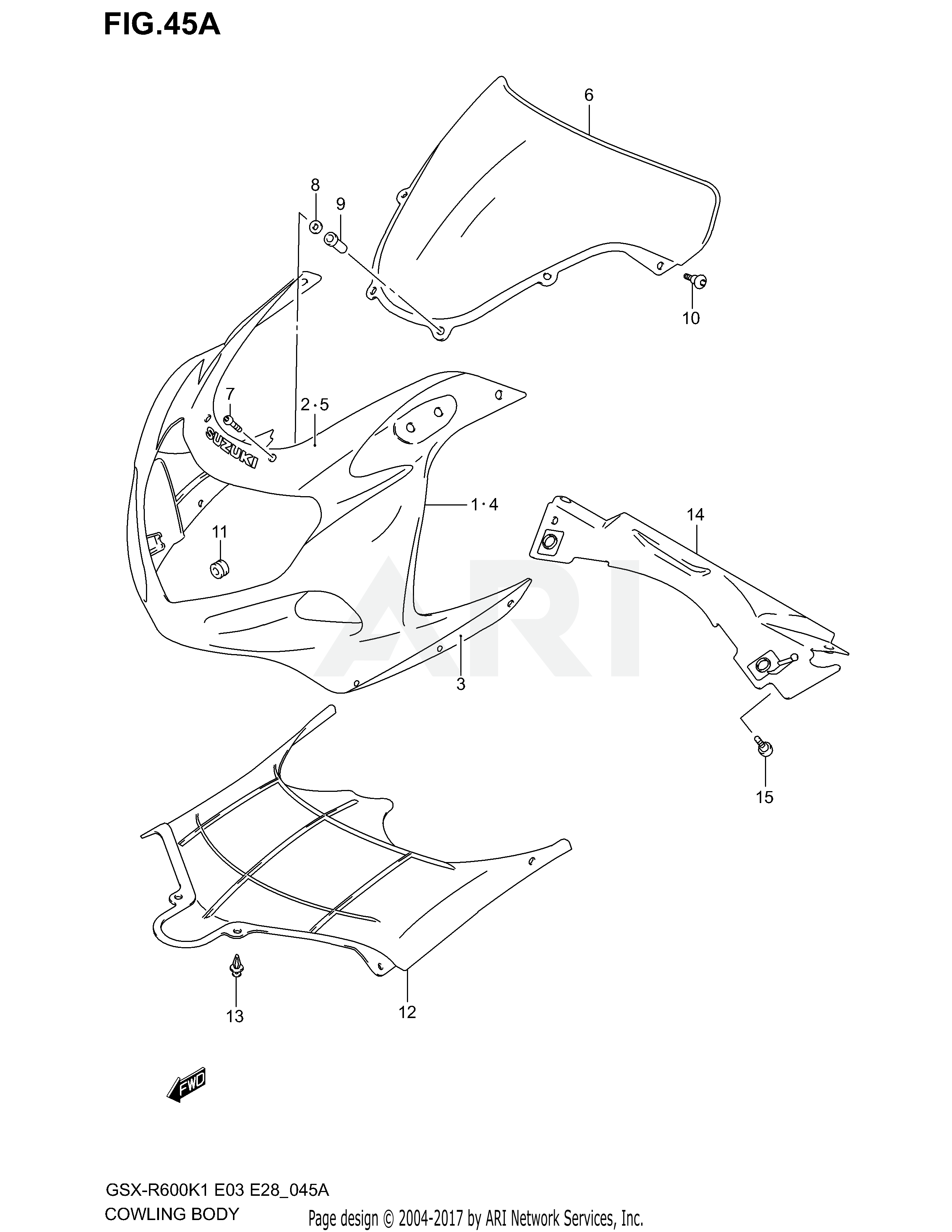 COWLING BODY (MODEL K2)