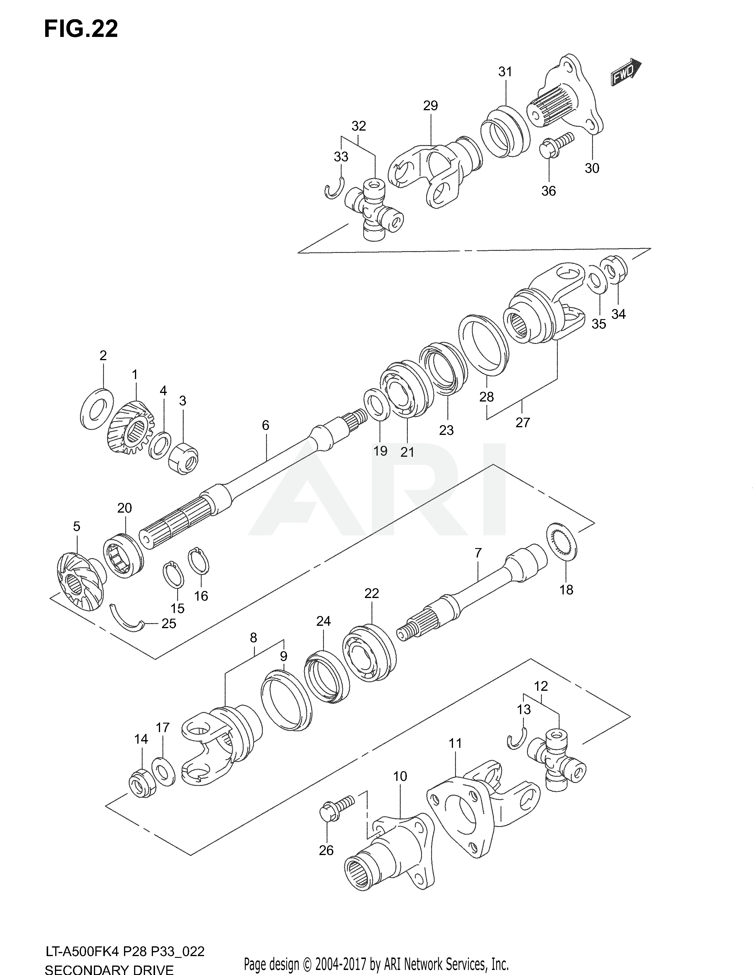 SECONDARY DRIVE