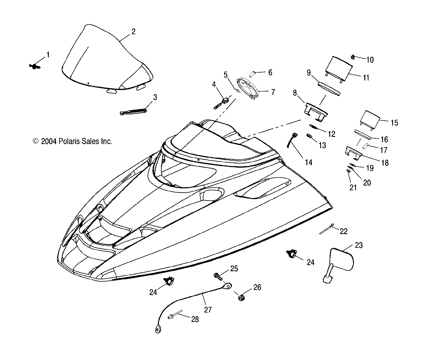 HOOD - S05ND4BSA (4992649264A10)